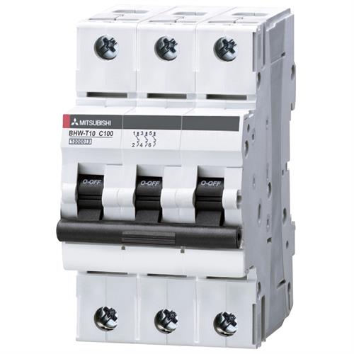 MCB MITSUBISHI 3P 100A 10kA ( BHW-T10 )